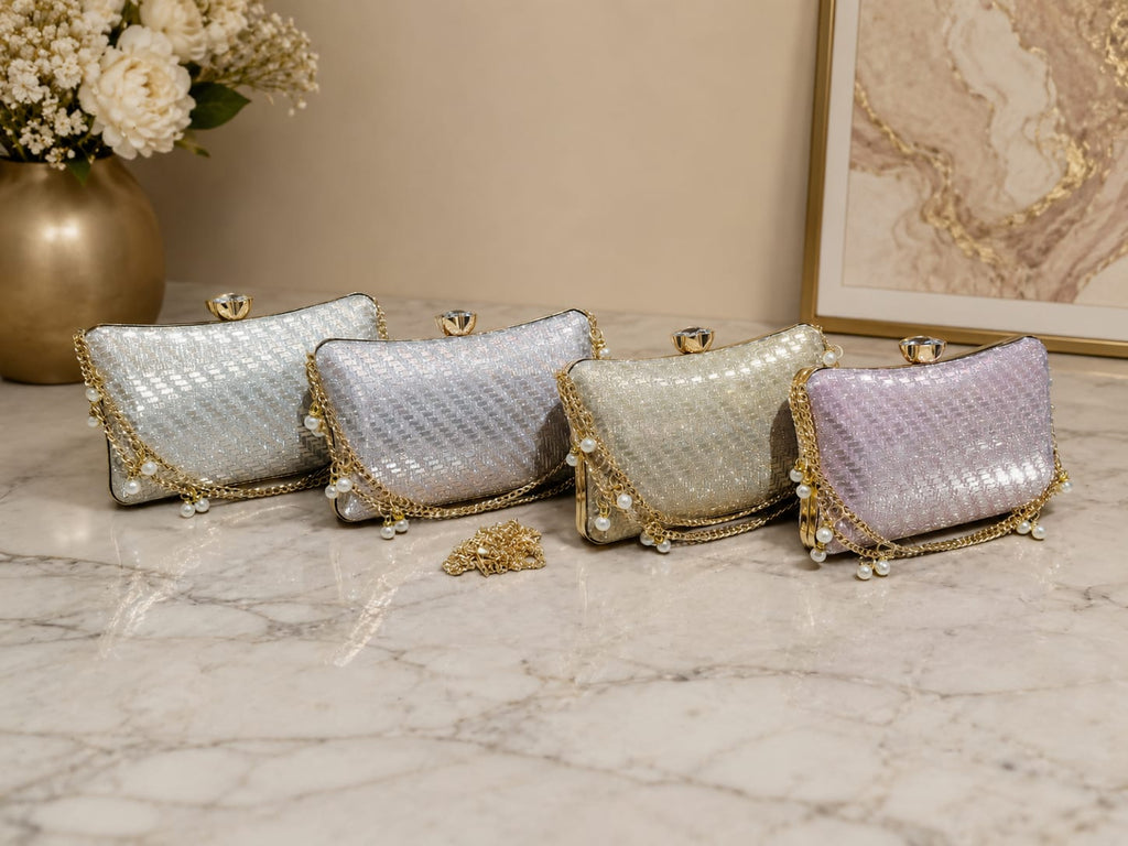 Elegant Crystal Clutch bag